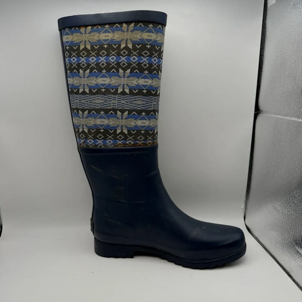 UGG AUSTRALIA 3460 Women's US 8‎ Sabene Blue Rubber Boots